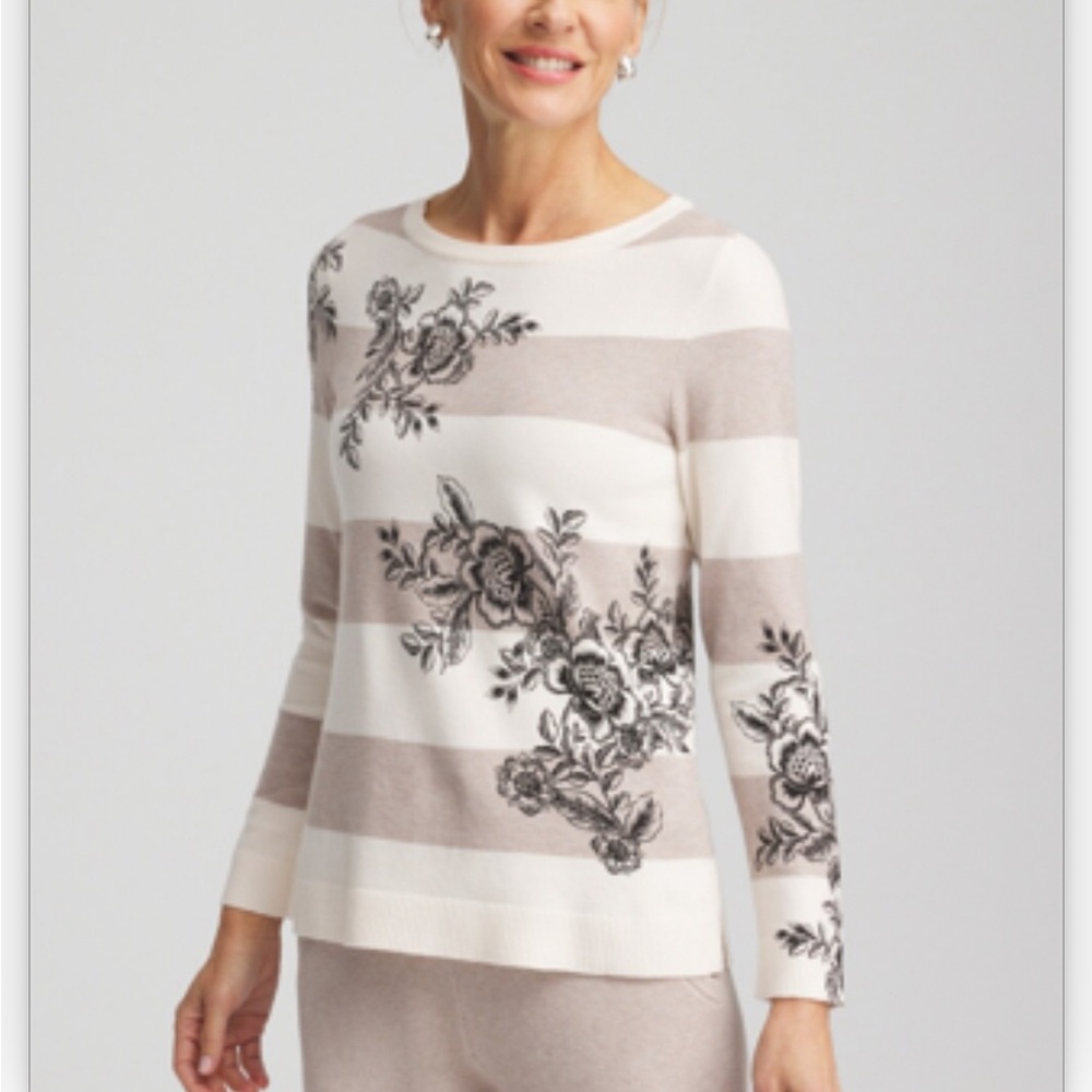 Chicos Cashmere Blend Sweater